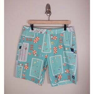 William Murray Golf Shorts Fish Outta Wate Hazard Men's Size 32 NWT